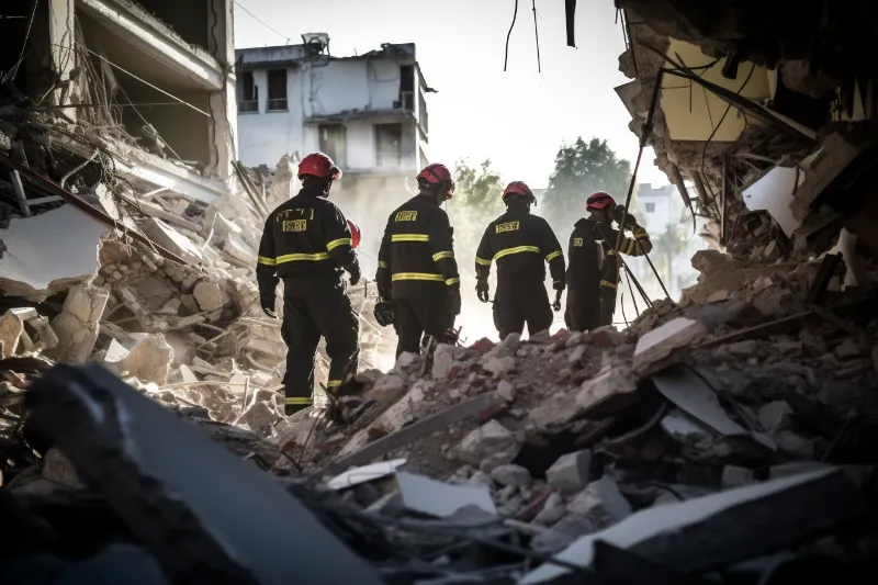 大阪・関西万博2025 大阪ヘルスケアパビリオンで展示した災害時要救助者探知システムのコンセプト絵