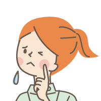 困り顔