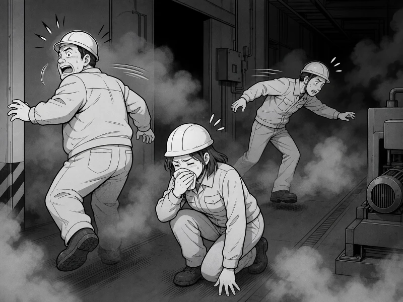 避難訓練と実際の災害では確認条件が異なる