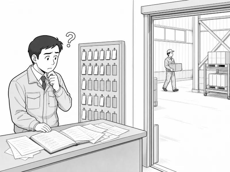 平時の入退管理データを災害時の在場確認に活用できない