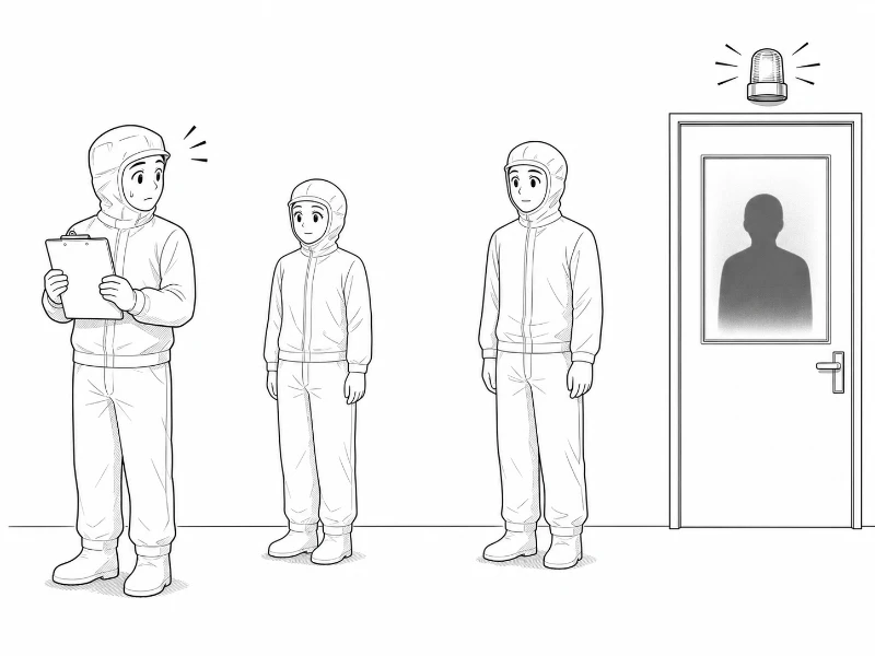 災害時にクリーンルームの在室者候補を確認できない
