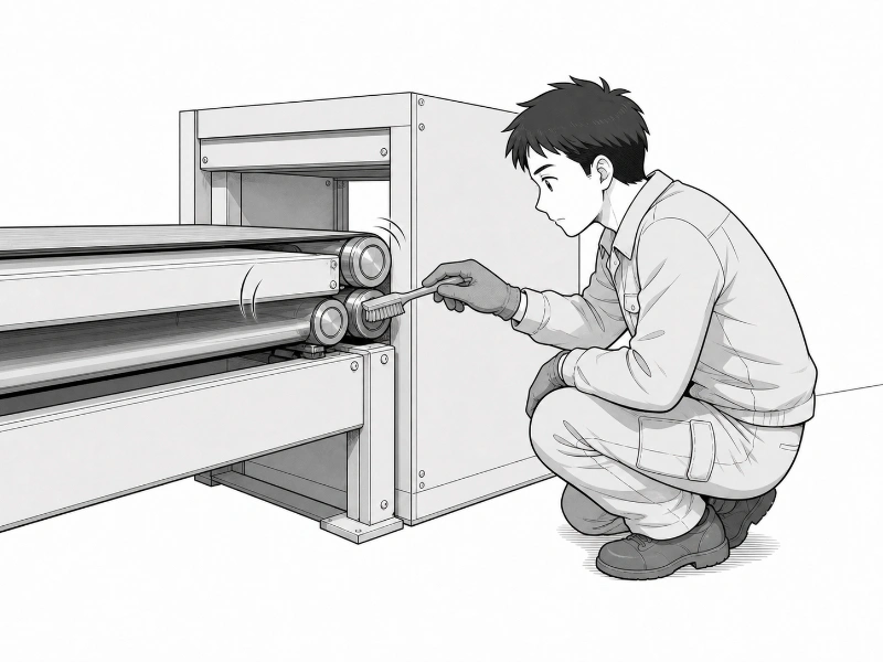清掃や異物除去で危険箇所へ近づく