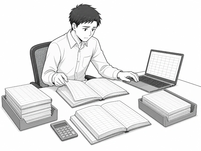 記録データの集計が煩雑