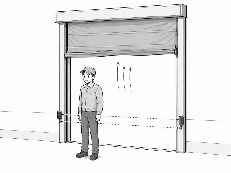 人や荷物にも反応して不要開放が起きる