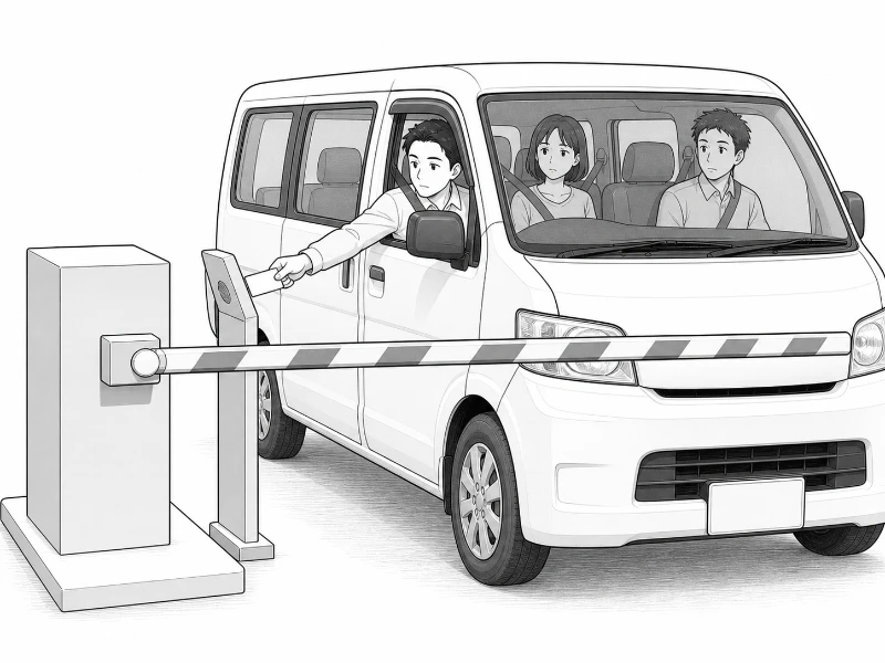 同乗者・搭乗者の記録が残らない